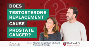 testosterone replacement does not increase the risk of prostate cancer according to leading testosterone researcher